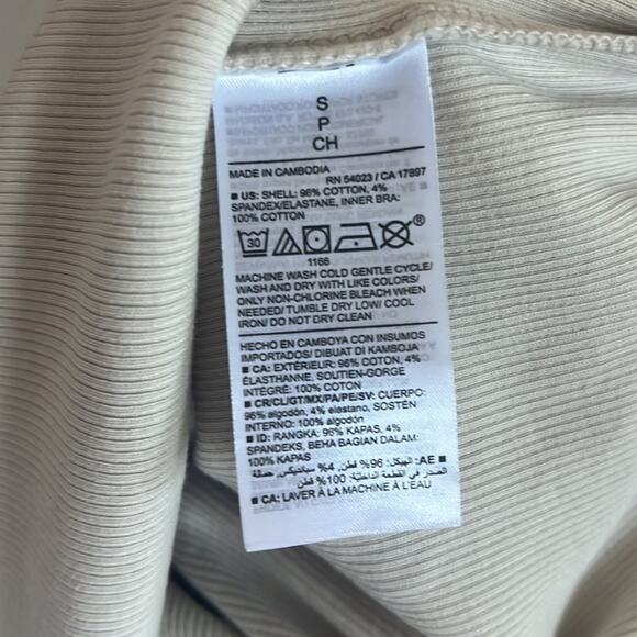 Old Navy RIbbed Halter V Neck in Wishbone Side Slits Midi Small - Picture 9 of 9